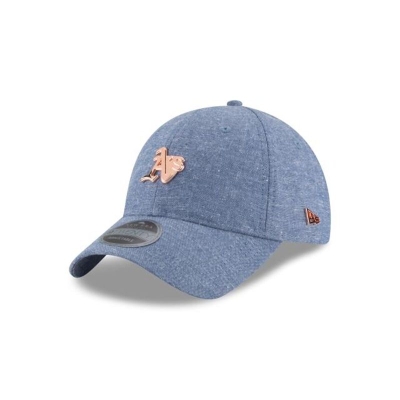 Oakland Athletics Gorra | New Era MLB Trucker Scale 9twenty Adjustable Cap Mexico - Azules